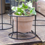 Подставка для цветов напольная "Симпл Цилиндр 1" на 1 горшок, H=120мм металл М0000385