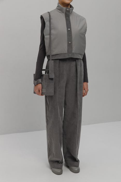 ЖИЛЕТ МИРИ СЕРЫЙ