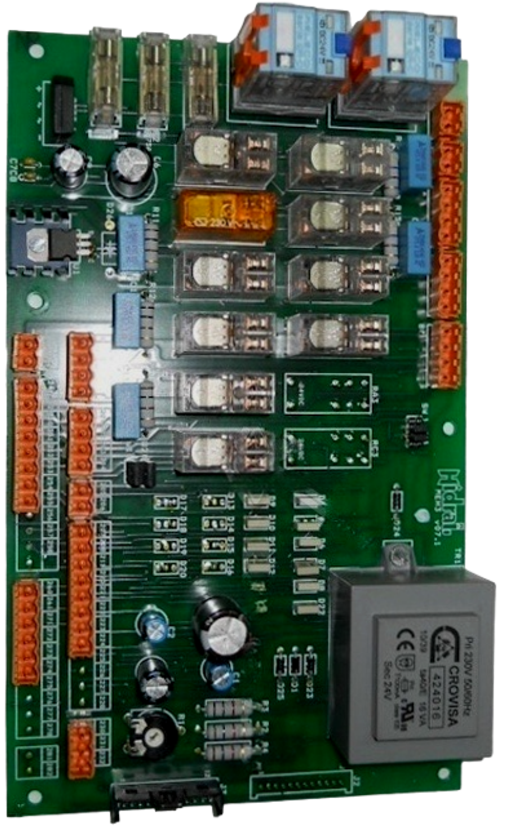 Плата MEH3 BASE V07.1/4-P/AC/ (PCB) HIDRAL.