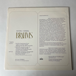 Винтажная виниловая пластинка LP Brahms Брамс, Haydn Гайдн, Handel Гендель, Variationen Von Themen Alter Meister, Im Stil Gewandelt Nach Einem Jahrhundert (Германия 1972)