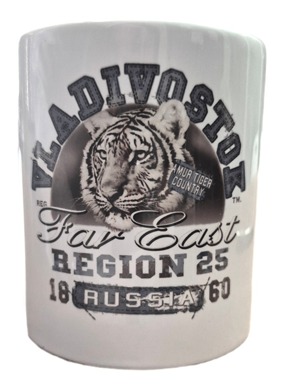 Кружка керамическая 0,33мл рис. Тигр