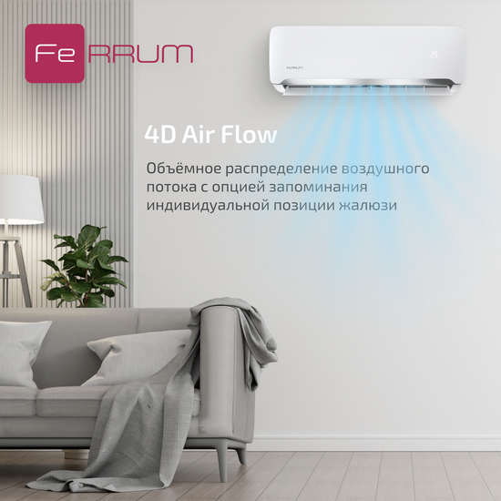 Сплит-система FeRRUM Force (on/off) FIS07F2С / FOS07F2С