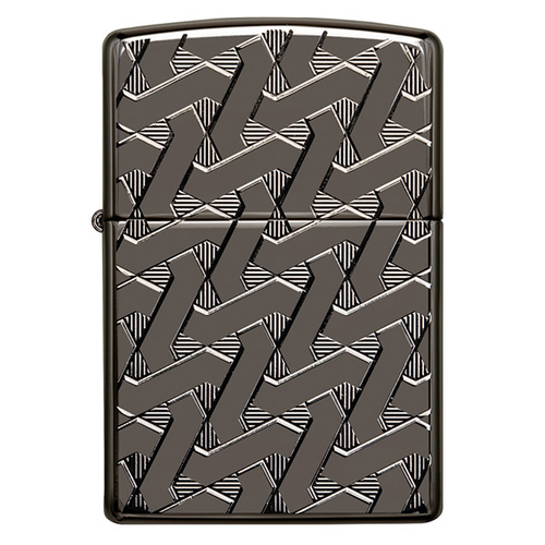 Зажигалка Zippo Armor с покрытием High Polish Black Ice