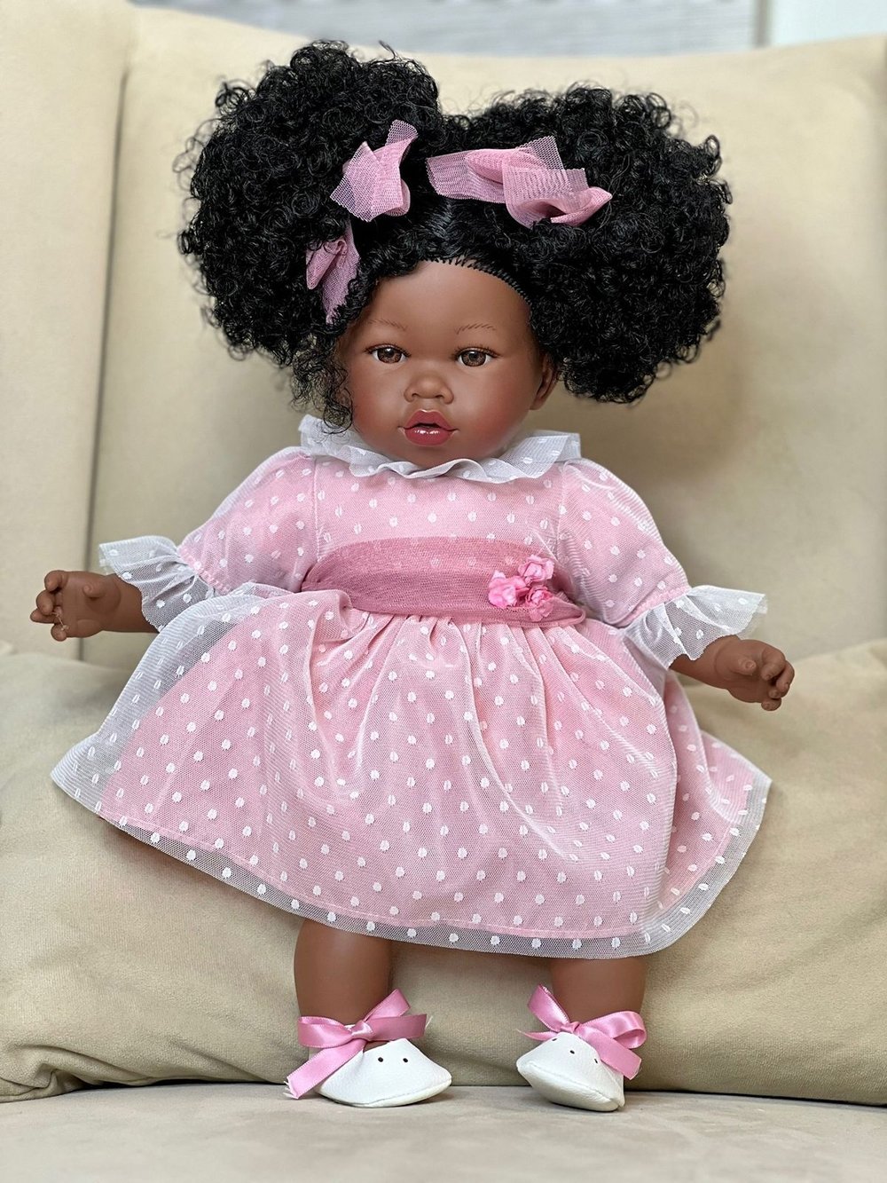 Кукла Nines 45см ADDIS мягконабивная в пакете (N1700K)