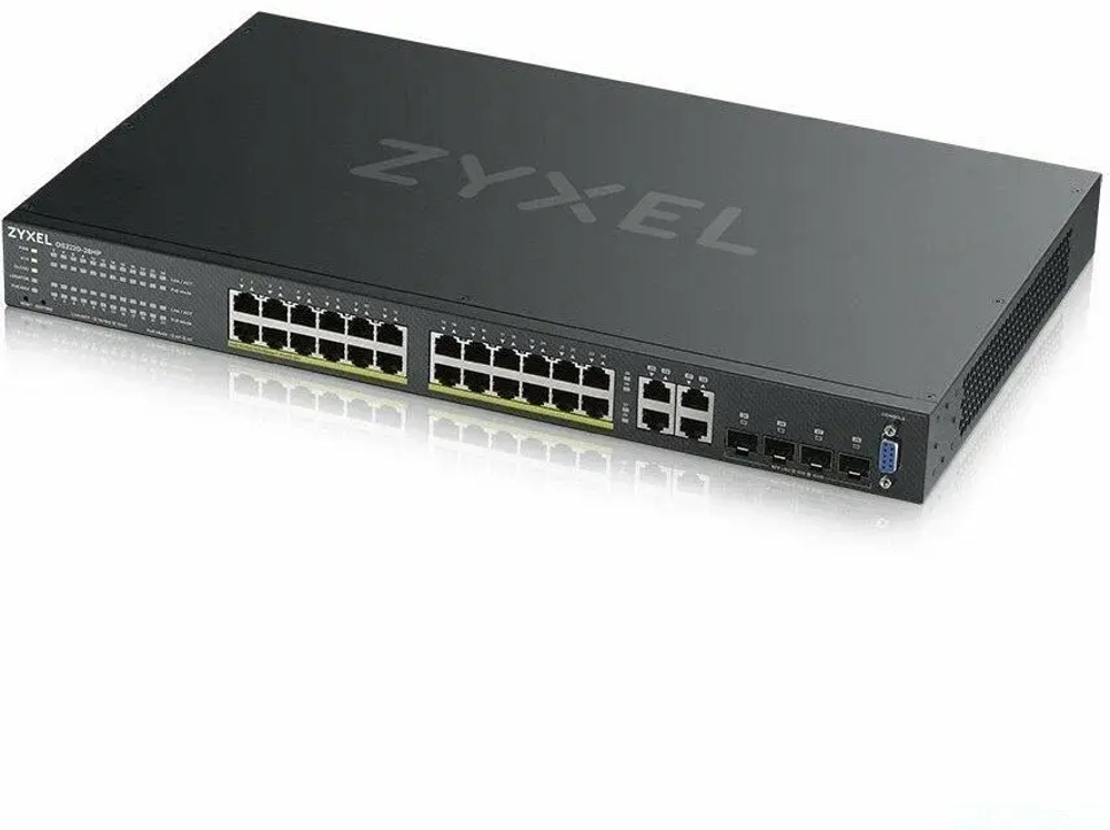 Сетевое оборудование ZYXEL GS2220-28HP-EU0101F NebulaFlex Pro Коммутатор 28G 24PoE+ 375W управляемый