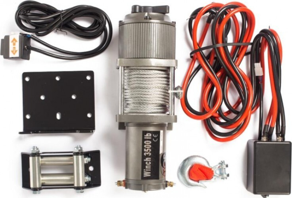 Лебедка автомобильная TOR P3500-1D (1588 кг/15 м) 12 V (114353) 114353