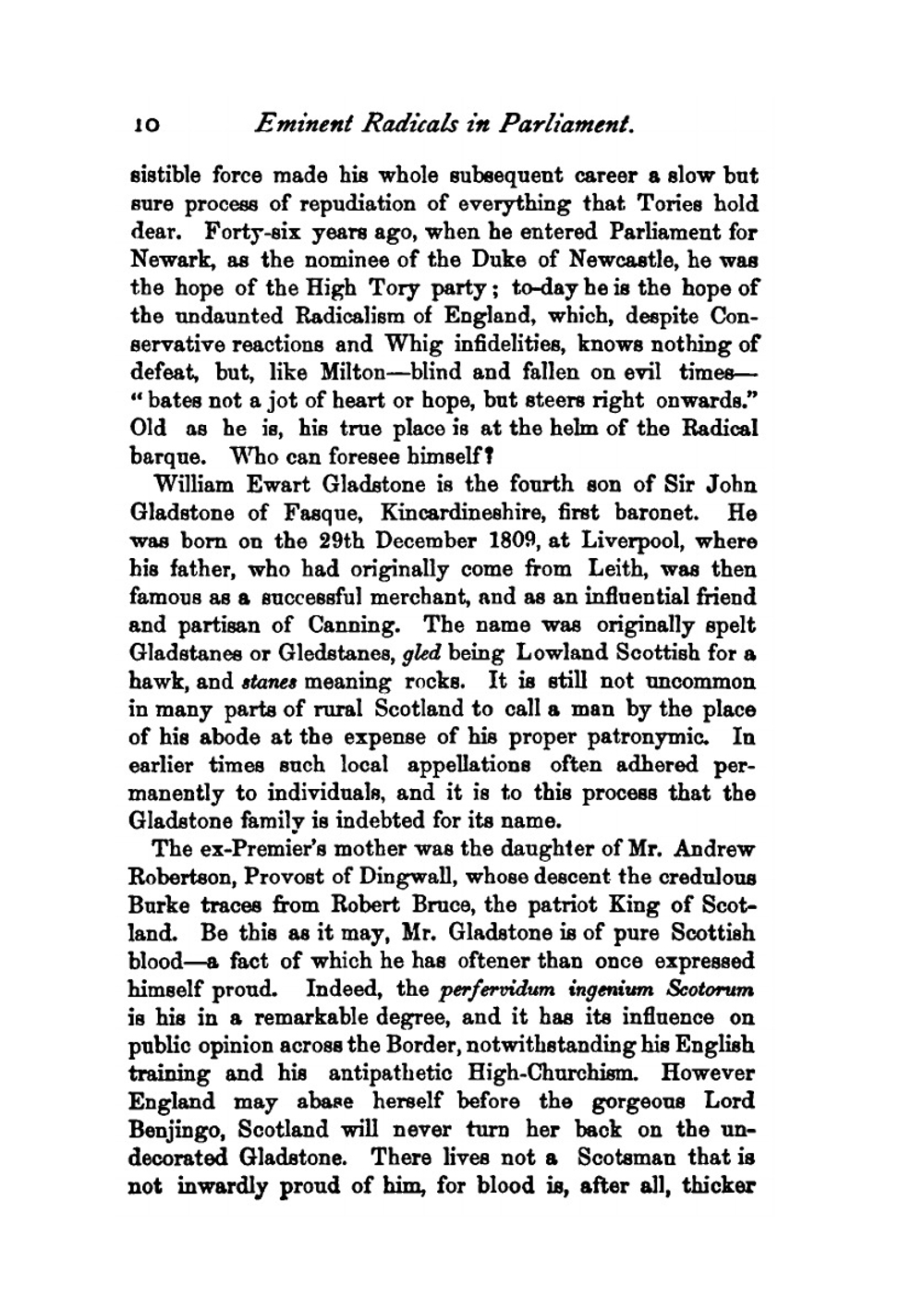 Eminent Radicals in and Out of Parliament | Davidson John Morrison