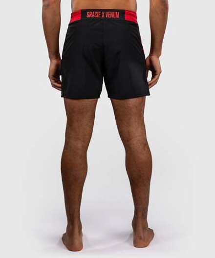 Шорты ММА Venum x Roger Gracie Black/Red
