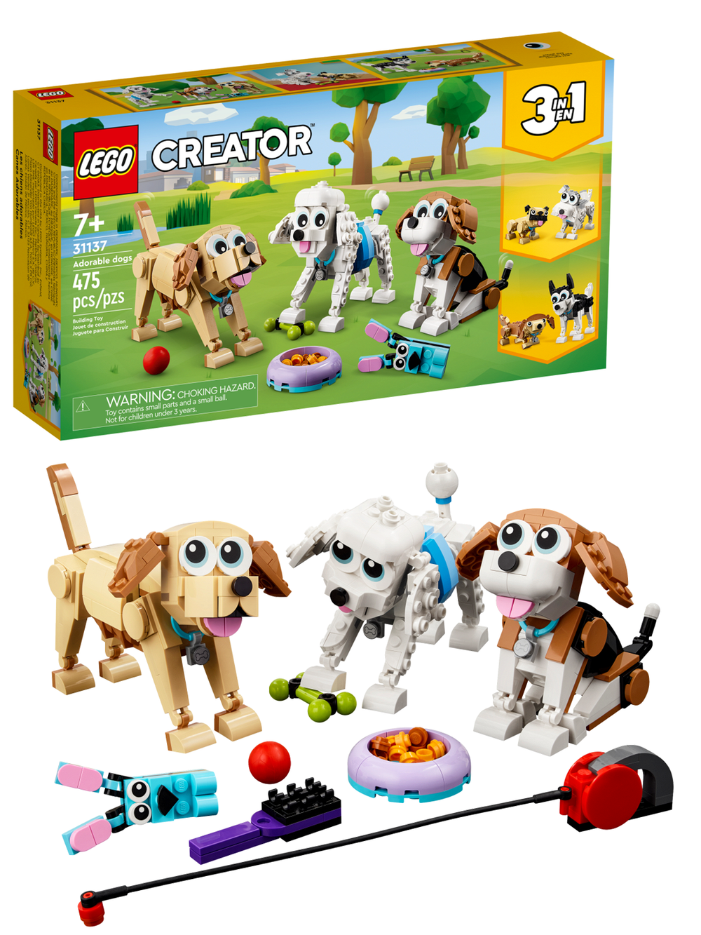 Конструктор лего Creator 31137 "Очаровательные собачки"
