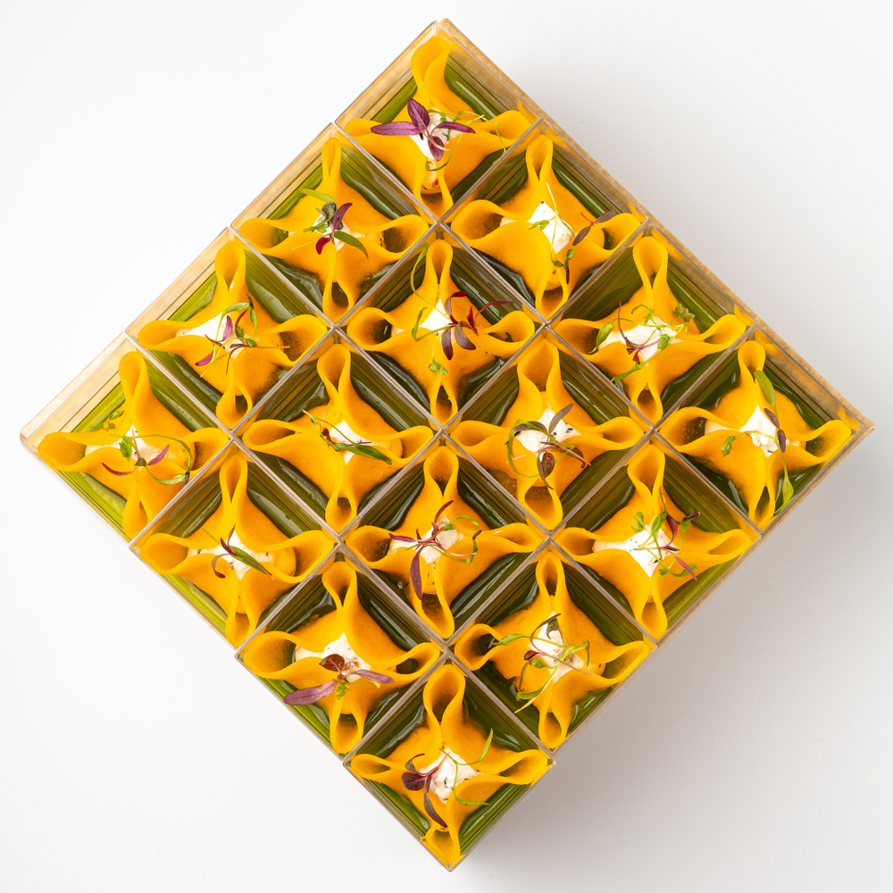 Бокс с Равиоли из тыквы со сливочным кремом