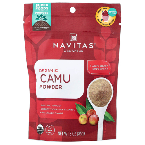 Navitas Organics, Органический порошок каму, 85 г (3 унции)