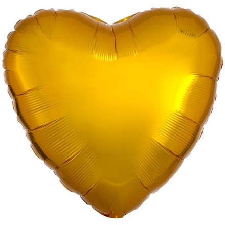 Шар Anagram сердце 18" золото #10585