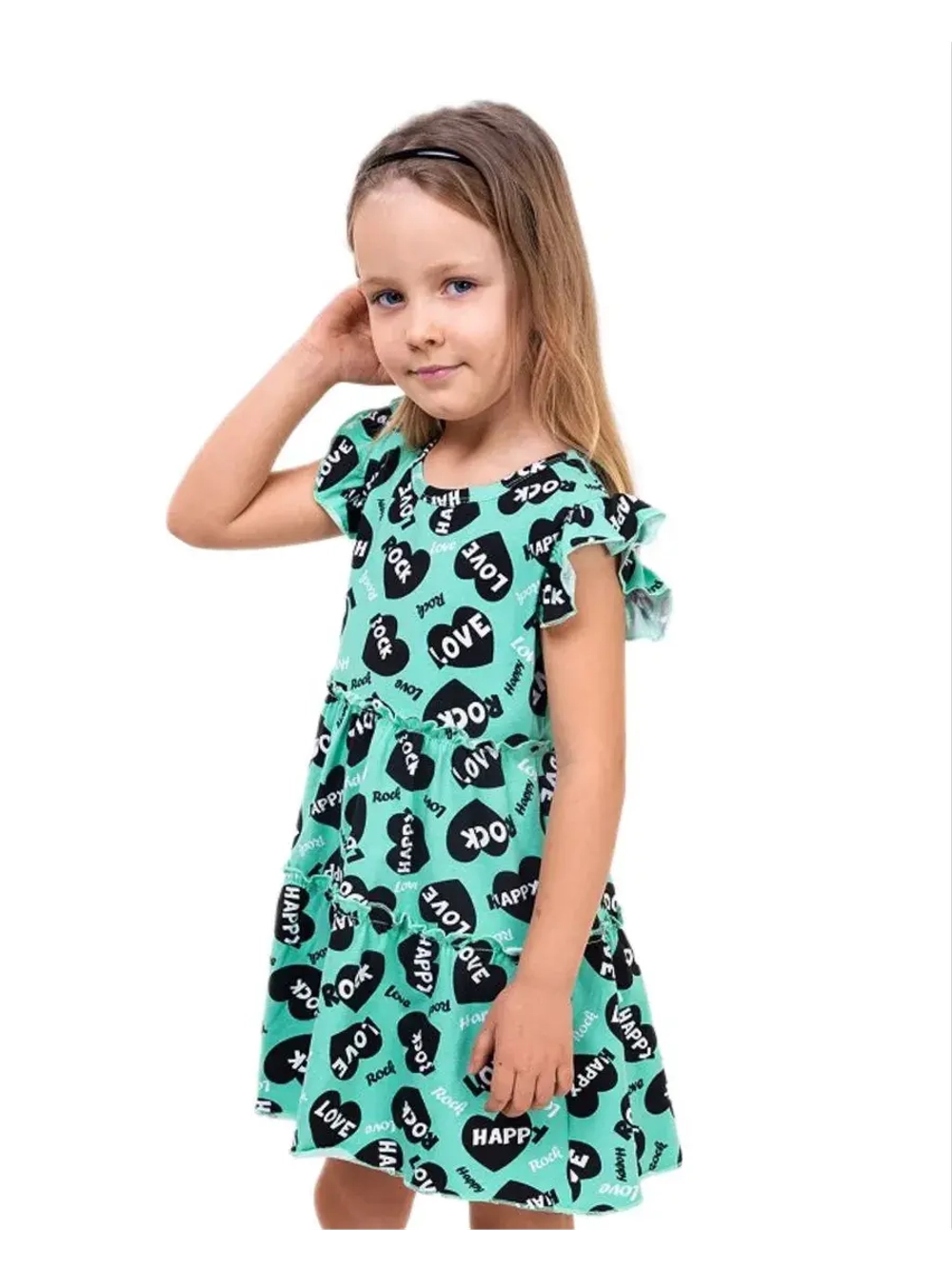 Платье для девочки хлопок