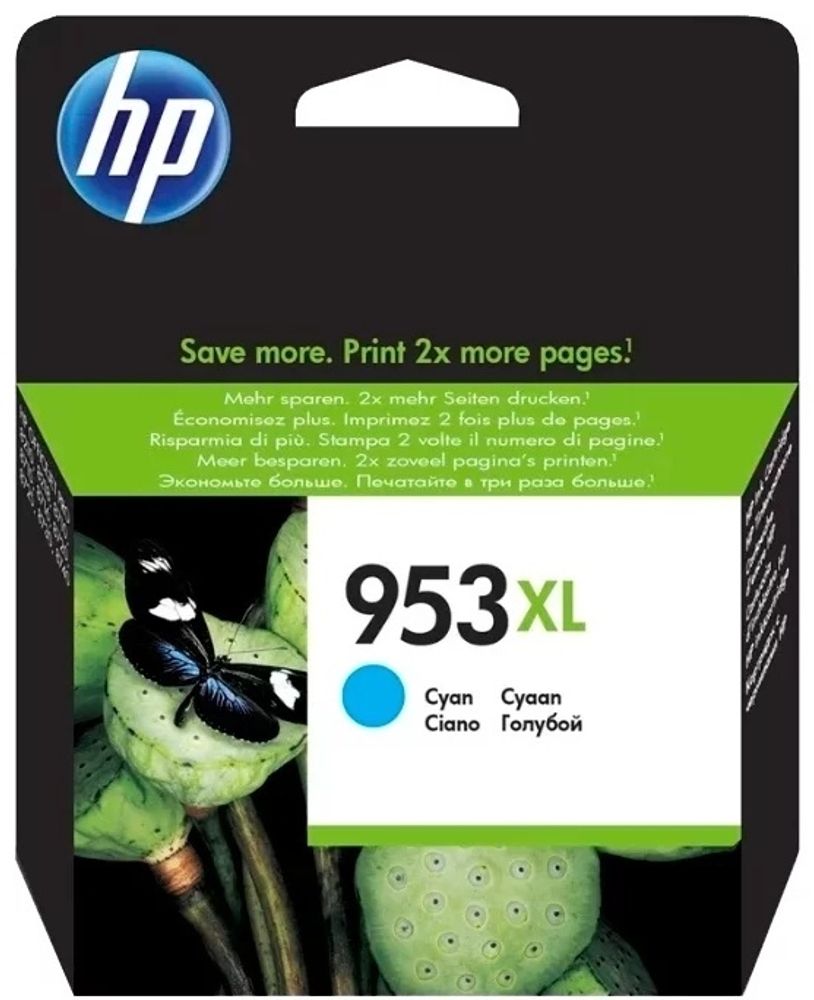 Картриджи HP F6U16AE голубой