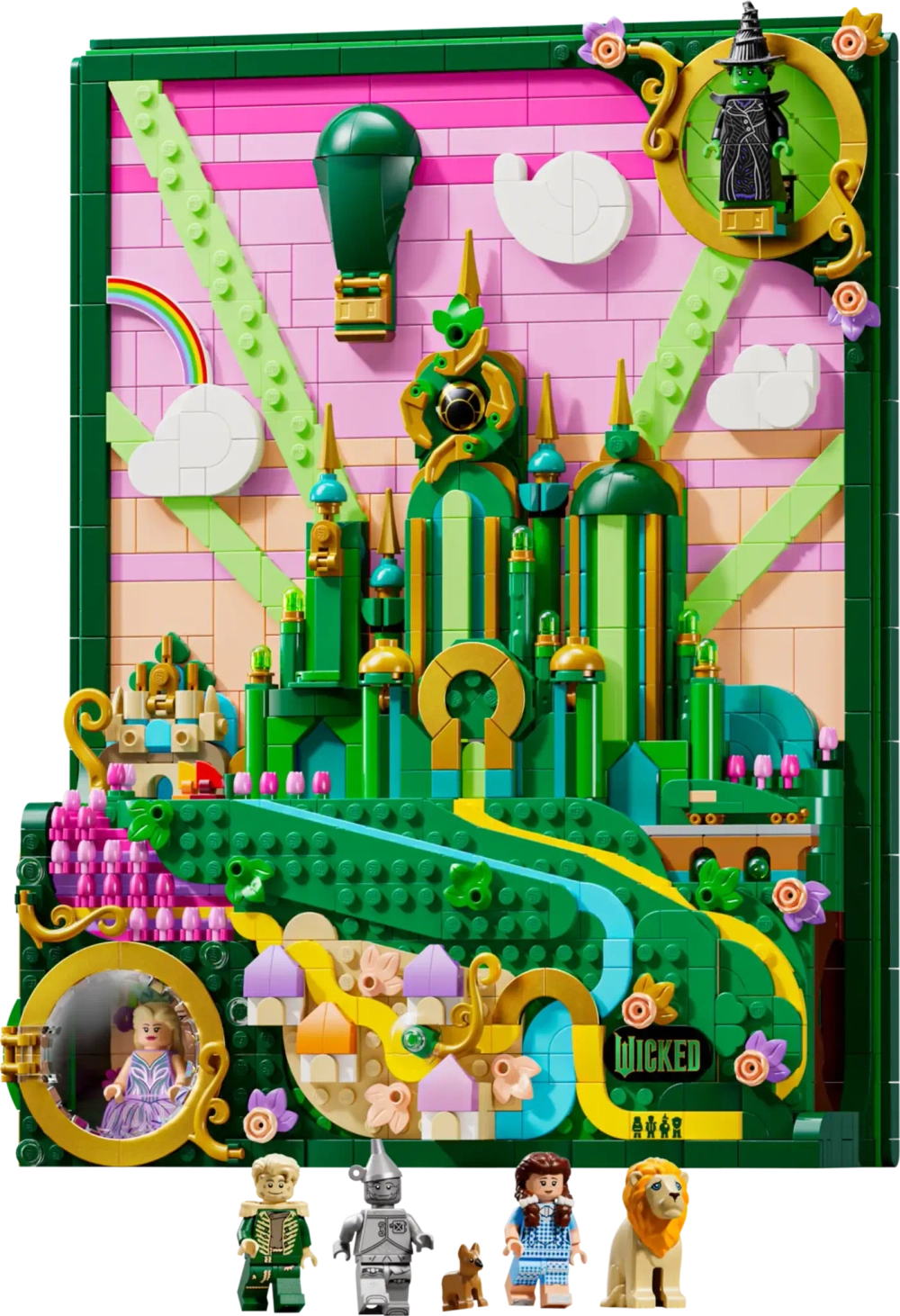 Конструктор LEGO Wicked 75685 Настенное искусство Изумрудного города