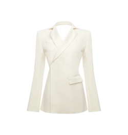 Пиджак с открытой спиной