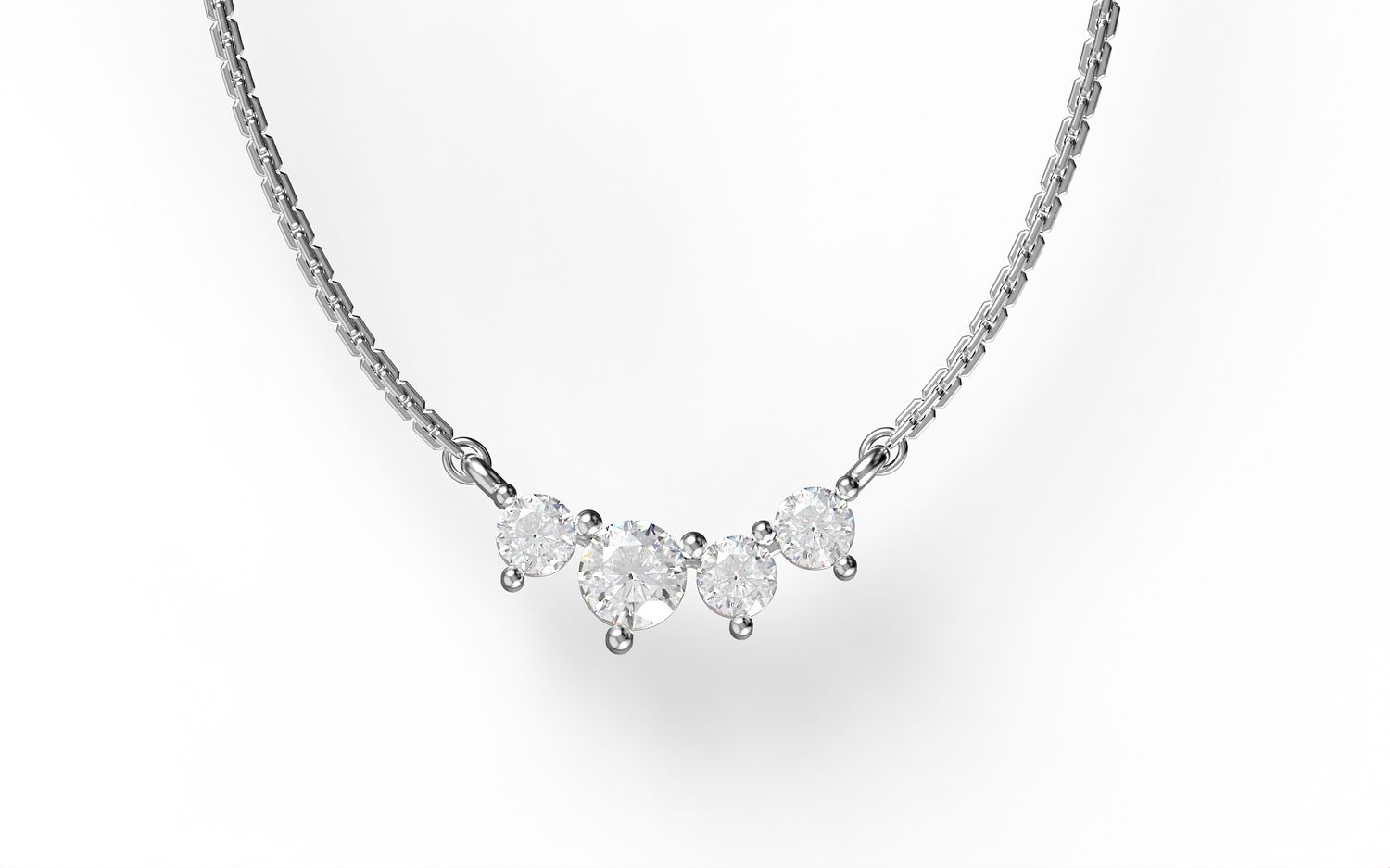 Колье Subtle Statement Necklace – Delicate Round