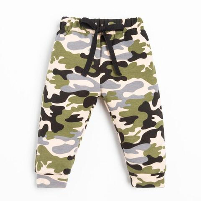 Штанишки д/мал "Daddy's boy" р.74-80 хаки (Крошка Я) 5239007