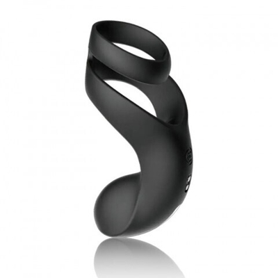 Вибростимулятор мошонки и промежности Benedict с двойным кольцом BENEDICT