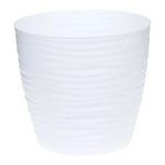 Кашпо ДЮНА D220мм 5,5л с поддоном белый (комплект 12 шт)