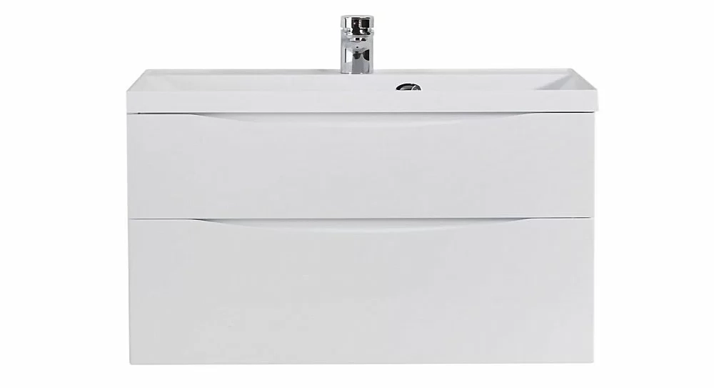 Тумба с раковиной BelBagno MARINO H60-2C-SO-BL-P 120 Bianco Lucido