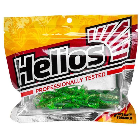 Виброхвост Liny Catcher 2,35&#39;/6 см Green Peas 12шт. (HS-5-051) Helios