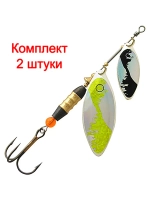 Блесна вертушка DOUBLE LONG 16,0g, № 1 + № 3, DUL-01