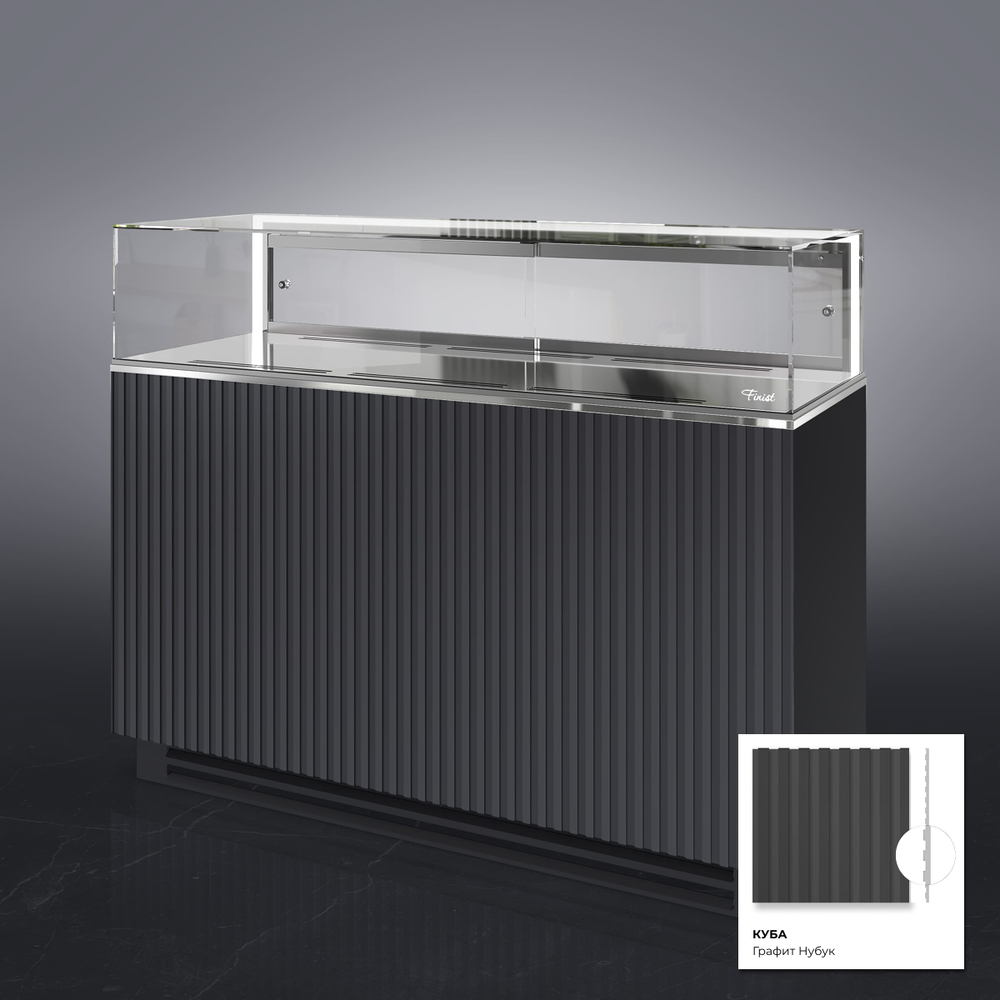 Кондитерская напольная холодильная витрина Finist GLASSIER 58 LUX