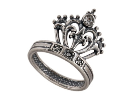 "Люксембург" кольцо в серебряном покрытии из коллекции "Пале-Рояль" от Jenavi