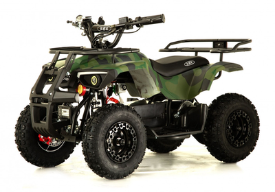 Детский электроквадроцикл TIKI Зеленый камуфляж