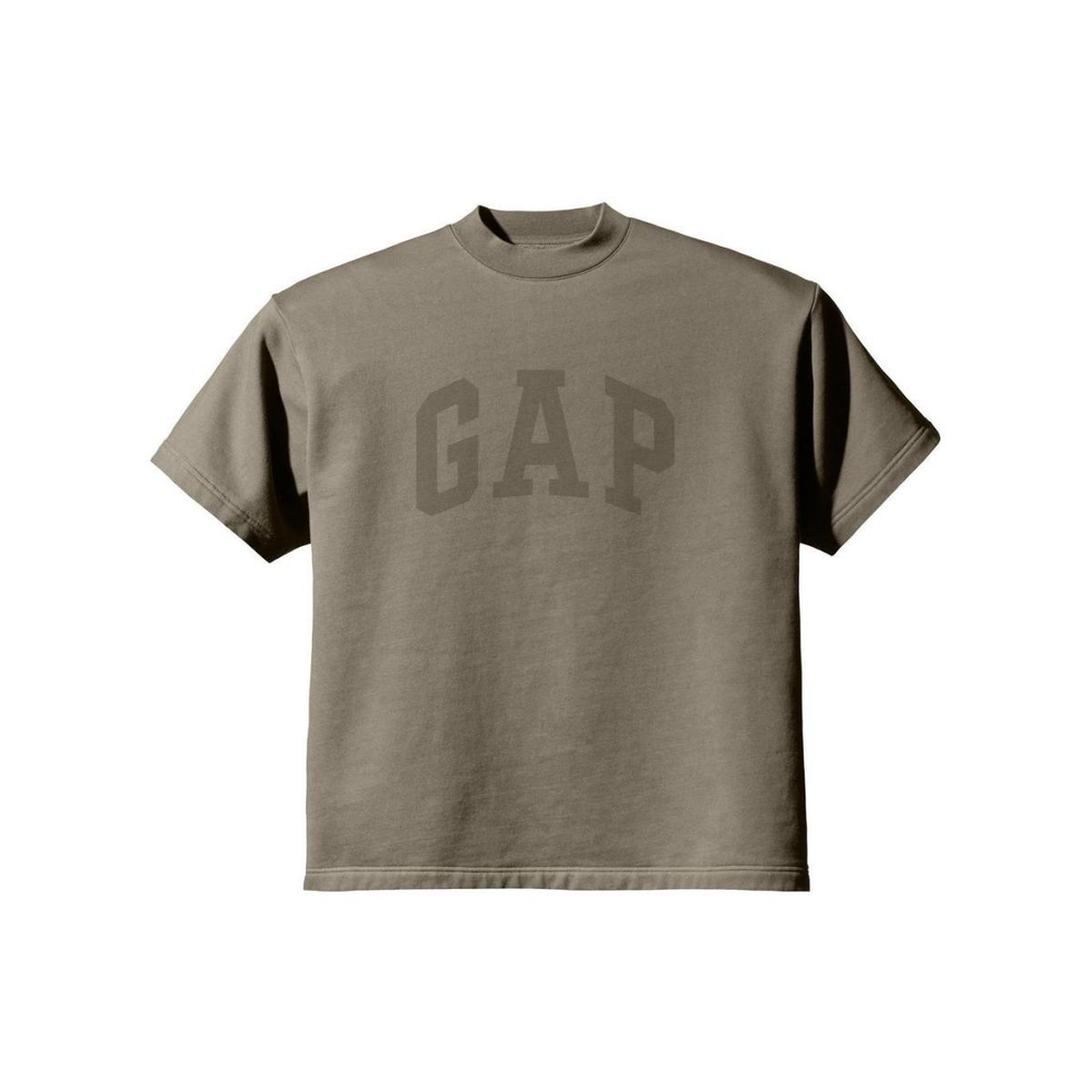 YEEZY x GAP x Balenciaga Dove Padded Heavy Fleece Tee, коричневый