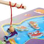 Развивающая игрушка деревянная Рыбалка магнитная, C-41816