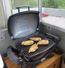 Гриль электрический Weber Q 1400, тёмно-серый