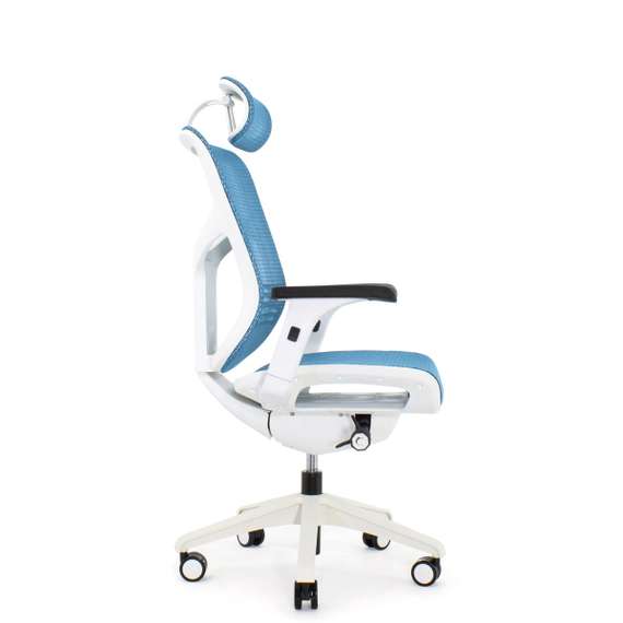 Кресло Expert VISTA VSM01-Т-04 (Каркас белый / сетка голубой)