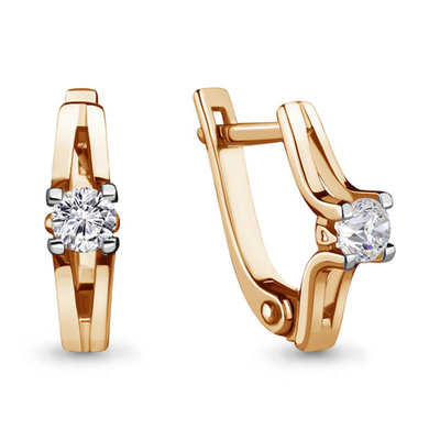 940542к Серьги из Золота с бриллиантами