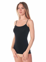 Майка женская Aura Satin черный