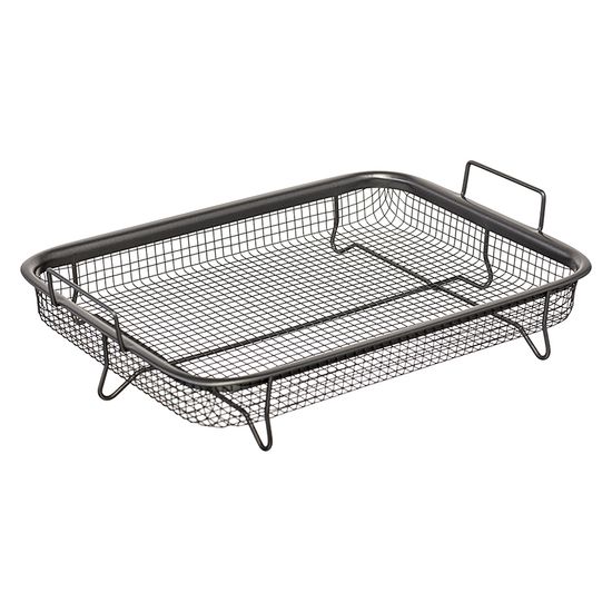 Противень для запекания с решеткой-гриль roast masters, 25х33 см, черный