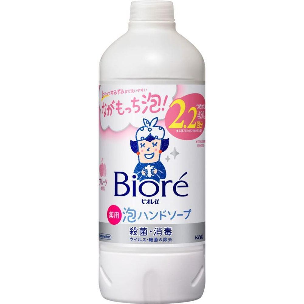 Мыло-пенка для рук антибактериальное с ароматом фруктов 430 мл KAO Biore U Foaming Hand Soap Fruit