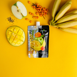 Ассорти смузи ягодно-фруктовые BioNergy с семенами чиа, 5 вкусов