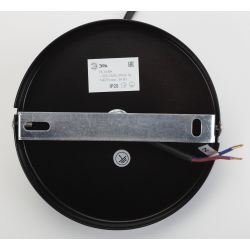 Светильник подвесной (подвес) ЭРА PL10 BK металл, E27, max 60W, высота плафона 200мм, подвеса 800мм, черный