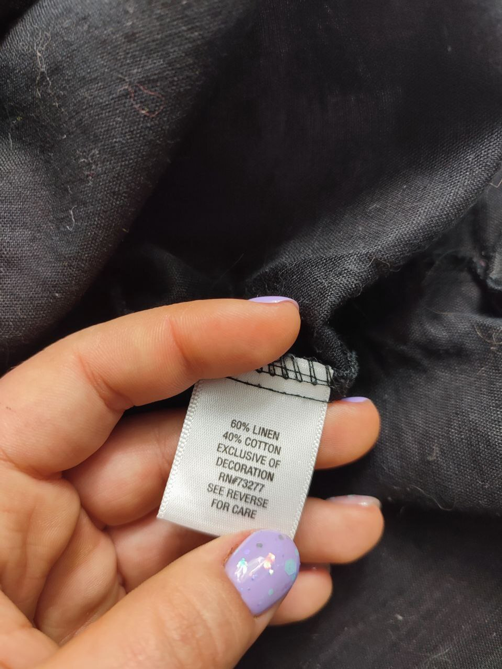 Топ Croft&Barrow из льна и хлопка 52 размер