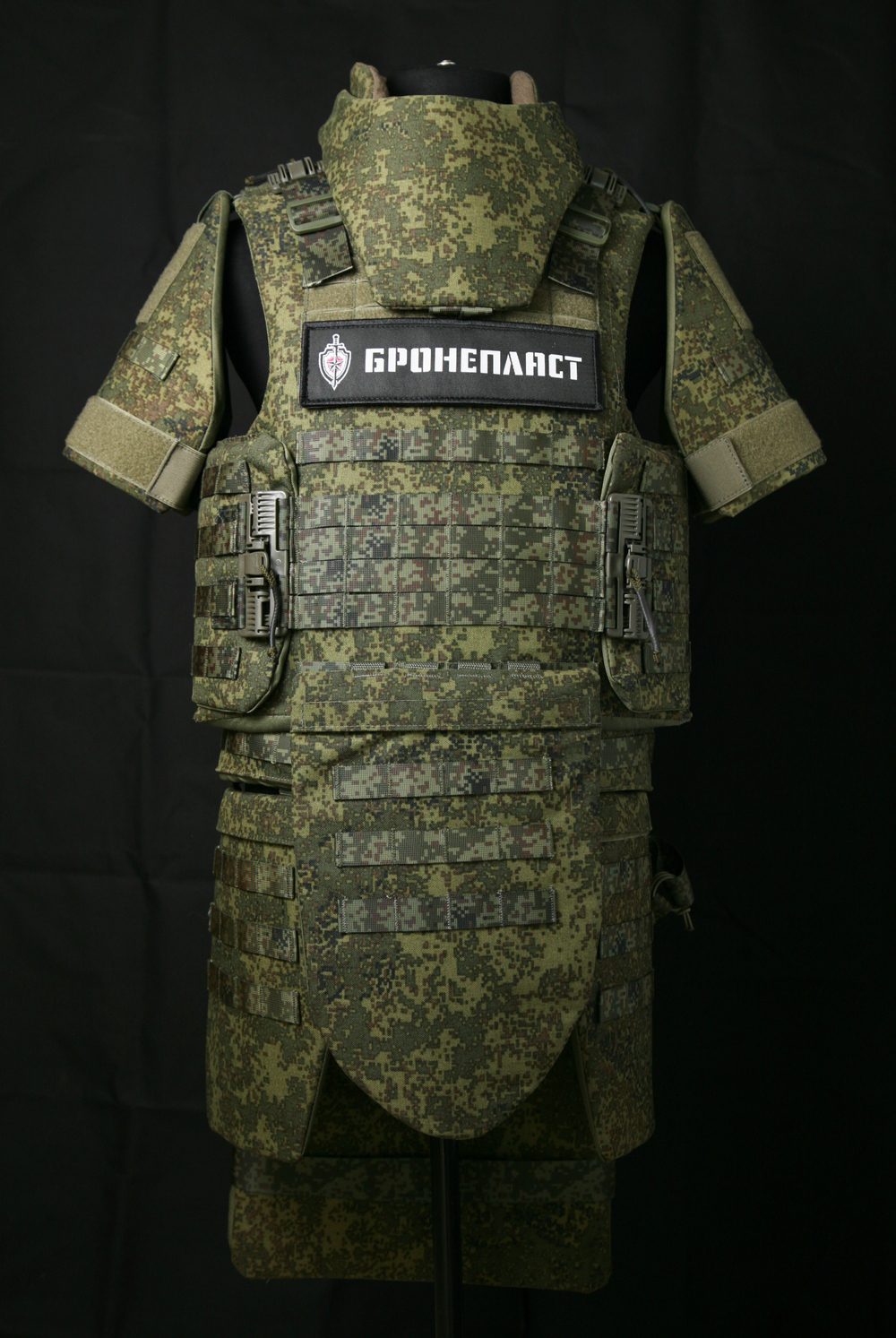 Жилет МСЗ2 + напашник, плечи, пояс, бёдра, пятиточечник + защитные вставки СВМПЭ Бр1, С2