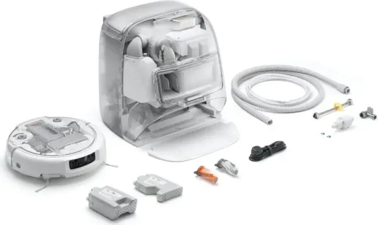 Робот-пылесос DJI ROMO P (версия с автоматической подачей и сливом воды)