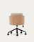 Рабочее кресло на колесиках Madai, бежевый шенилл, шпон ясеня
