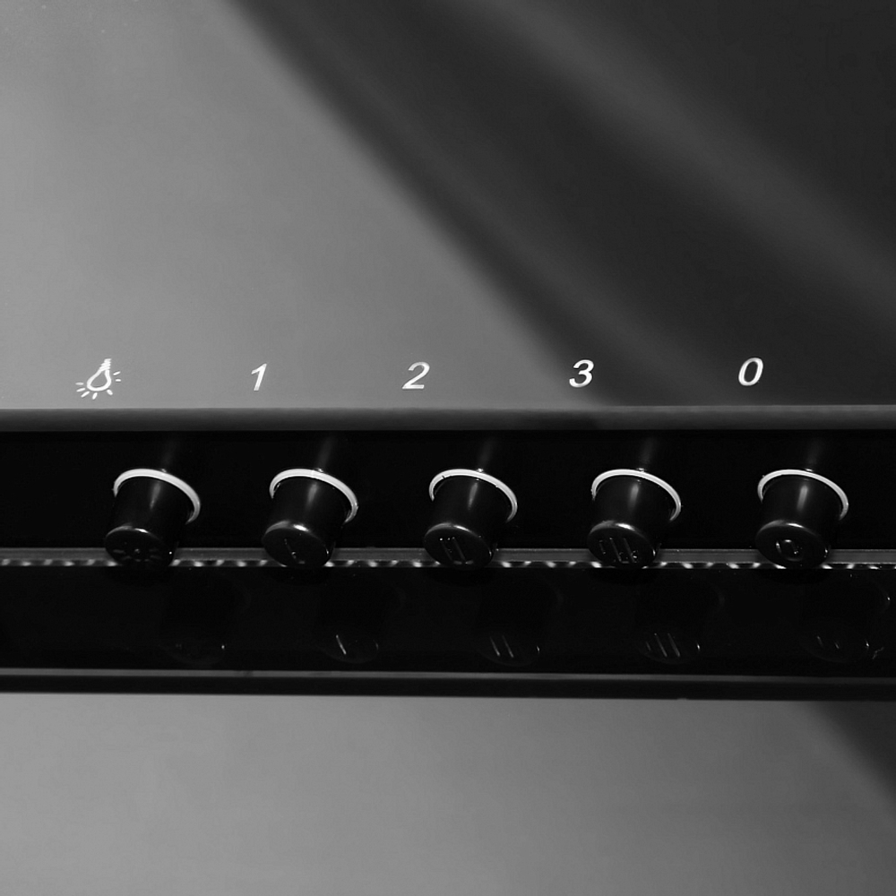 ВЫТЯЖКА MAUNFELD PLYM 90 ЧЕРНОЕ стекло фото 2