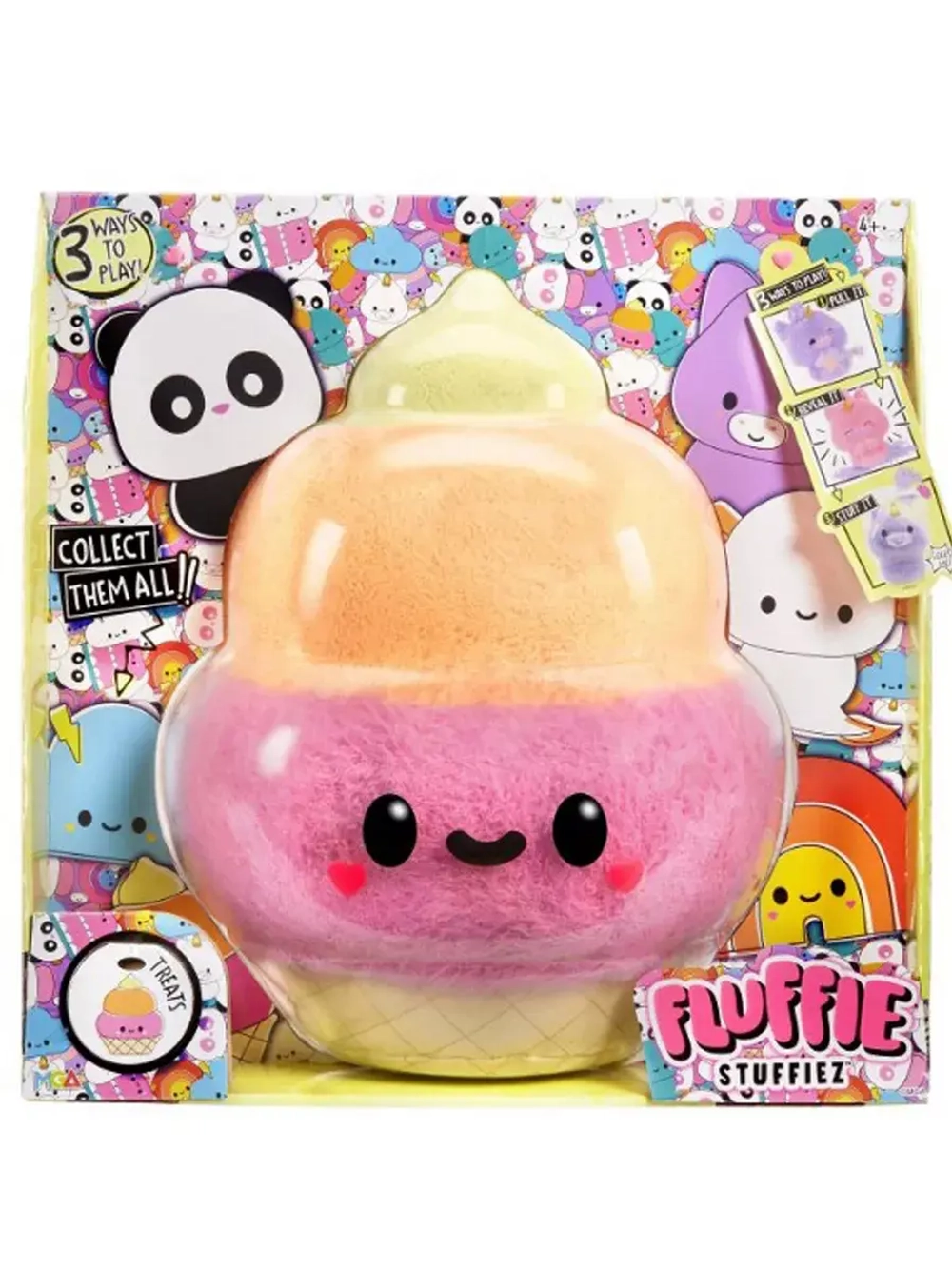 Мягкая игрушка-антистресс Fluffie Stuffiez Большое Мороженое