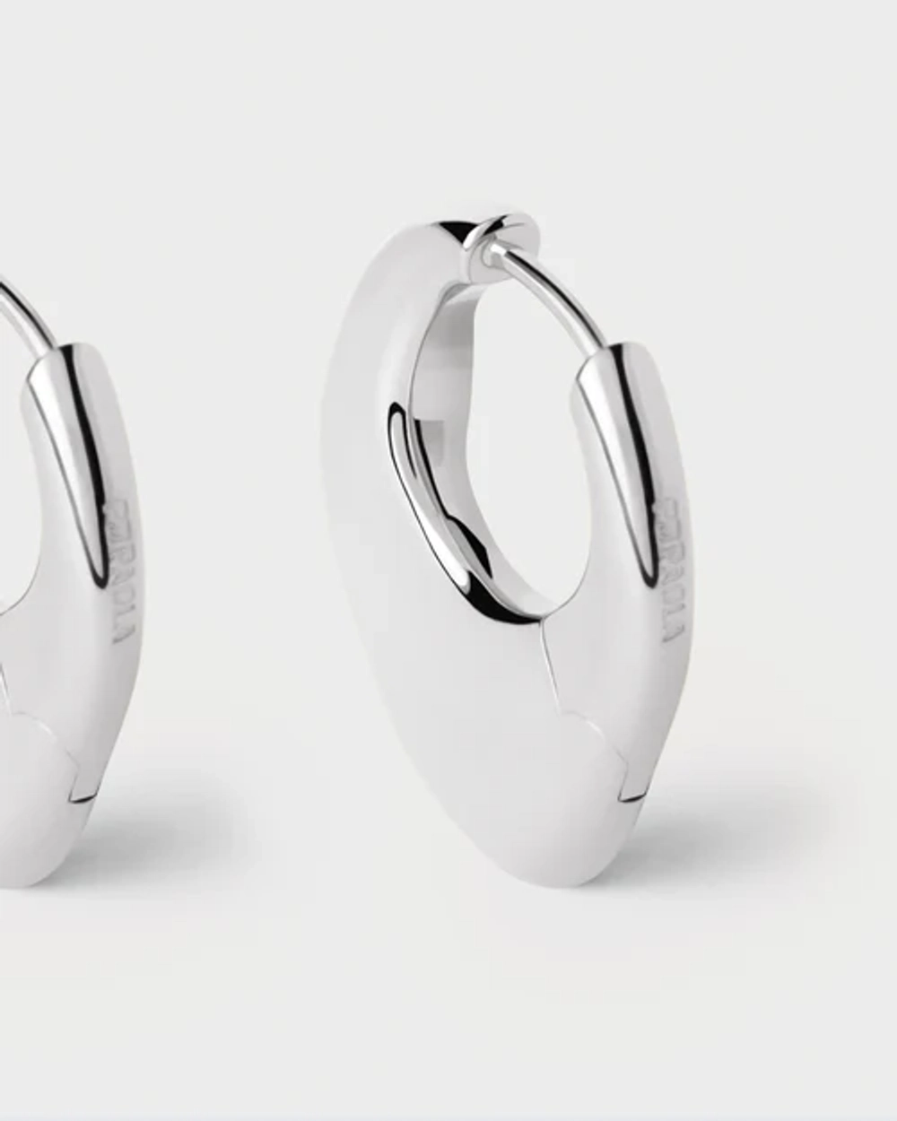 Серьги Volcano Серебро 925 пробы покрытое родием