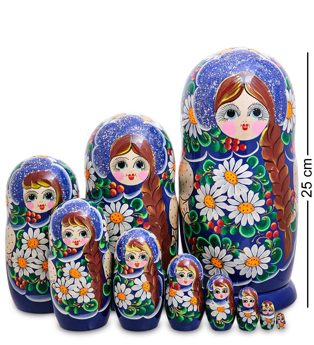 Народные промыслы МР-12/ 1-D Матрешка 10м «Любаша»