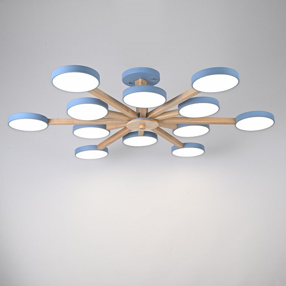 Люстра на штанге Imperiumloft TURNA Blue TURNA-B01