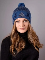 Шапка зимняя вязаная детская